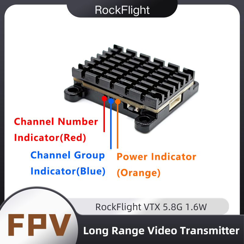 RockFlight TX663 VTX 5.8G 48CH - Drone Racing Receiver 评论和价格