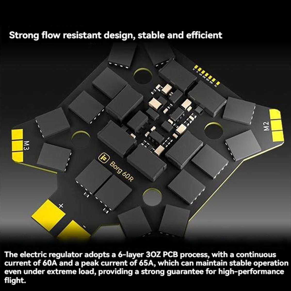Borg 60R ESC, 60A, 4-8S, for F - Drone Racing Esc 评论和价格